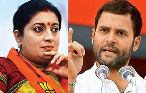 Rahul Gandhi vs Irani war